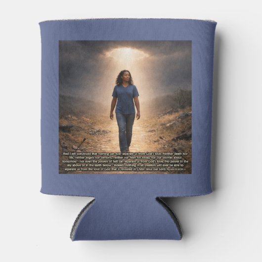 Nooit gescheiden van God Blikjeskoeler (Voorkant)