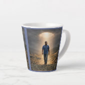 Nooit gescheiden van God Latte Mok (Rechterhoek)