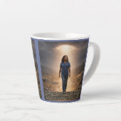 Nooit gescheiden van God Latte Mok (Rechterhoek)
