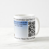 Nooit Getrouwd Dating . Com Mok (Voorkant rechts)