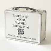 Nooit getrouwd met daten. COM Lunch Box (Achterkant)