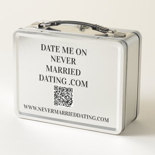 Nooit getrouwd met daten. COM Lunch Box (Achterkant)