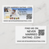 Nooit getrouwd met daten. COM-Visitekaartjes Visitekaartje (Voorkant / Achterkant)