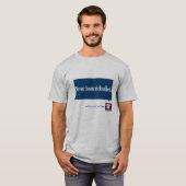 "Nooit gewalste T-shirt" T-shirt (Voorkant volledig)
