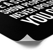 Nooit gewoon zijn - de fitness van vrouwen Motivat Poster (Hoek)