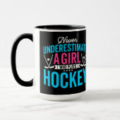 Nooit Girl Hockey onderschatten Mok (Links)