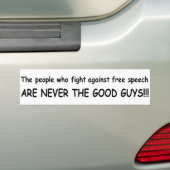 Nooit goede jongens 1 bumpersticker (Op auto)