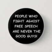 Nooit goede jongens 1 ronde button 5,7 cm (Voorkant)