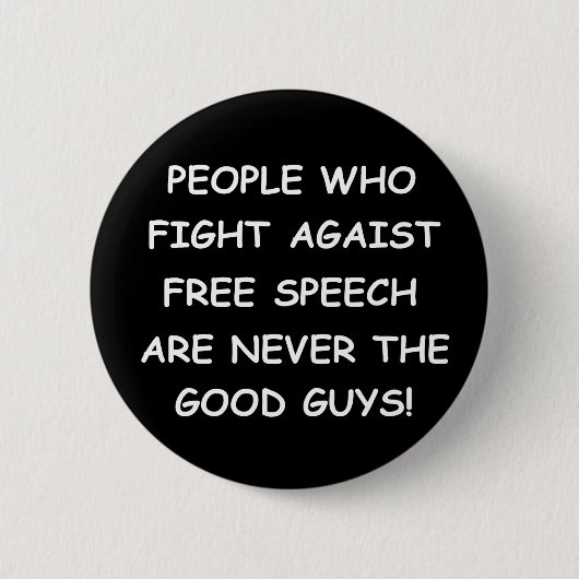 Nooit goede jongens 1 ronde button 5,7 cm (Voorkant)