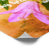 Nooit het Inspirerend Citaat van de Hoop van Rumi  Poster (Hoek)