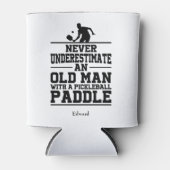 Nooit het oude Man onderschatten Blikjeskoeler (Voorkant)