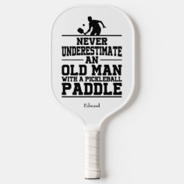 Nooit het oude Man onderschatten Pickleball Paddle