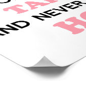 Nooit het Poster Hoop borstkanker opgeven (Hoek)