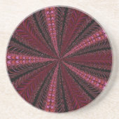 Nooit het Rode Lint beëindigen Zandsteen Onderzetter (Voorkant)