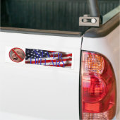 Nooit Hillary Bumpersticker (Op Truck)