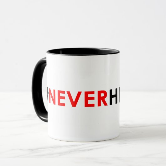 Nooit hillary Mok #NooitHillary (Voorkant links)