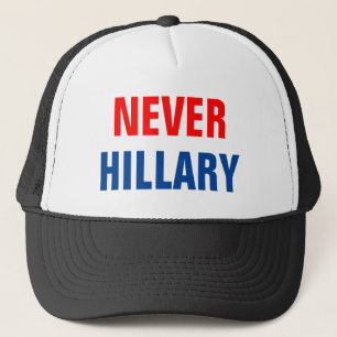 NOOIT HILLARY voor President 2016 Trucker Pet