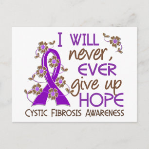 Nooit hoop 4 cystic fibrosis opgeven briefkaart