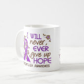 Nooit hoop 4 fibromyalgie opgeven koffiemok (Voorkant links)