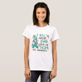 Nooit hoop 4 PKD opgeven T-shirt (Voorkant volledig)
