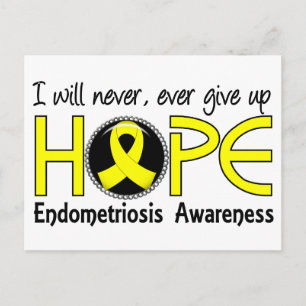 Nooit hoop opgeven 5 endometriose briefkaart