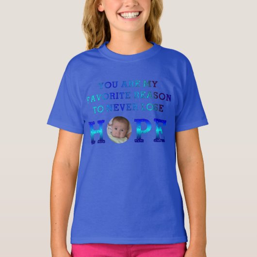 Nooit hoop verliezen - Andy T-shirt (Voorkant)