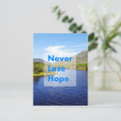 Nooit hoop verliezen briefkaart (Staand voorkant)