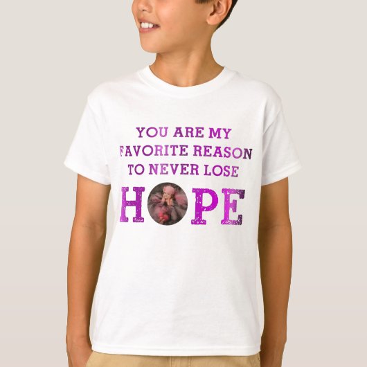 Nooit hoop verliezen - Brynlee T-shirt (Voorkant)