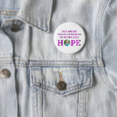 Nooit hoop verliezen - Madisyn Ronde Button 5,7 Cm (In situ)