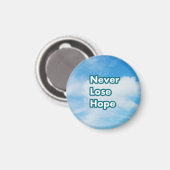 Nooit hoop verliezen magneet (Voorkant / Achterkant)