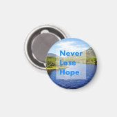 Nooit hoop verliezen magneet (Voorkant / Achterkant)