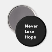 Nooit hoop verliezen magneet (Voorkant / Achterkant)