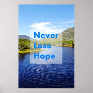 Nooit hoop verliezen poster