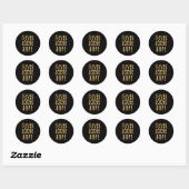 Nooit hoop verliezen ronde sticker (Vel)