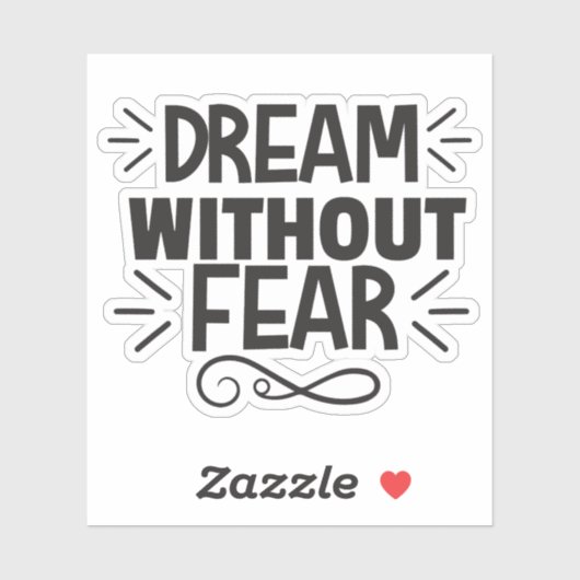 Nooit hoop verliezen sticker (Vel)