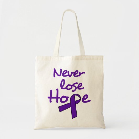 Nooit hoop verliezen tote bag (Voorkant)