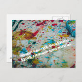 Nooit iets betreuren briefkaart (Voorkant / Achterkant)