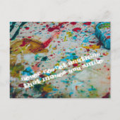 Nooit iets betreuren briefkaart (Voorkant)