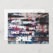 Nooit iets betreuren briefkaart (Voorkant / Achterkant)