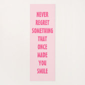 NOOIT IETS BETREUREN DAT JE KLEINE MAAKTE YOGAMAT (Achterkant)