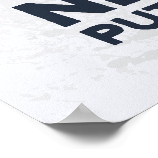 Nooit in Zee gezet - Afdrukken Poster (Hoek)