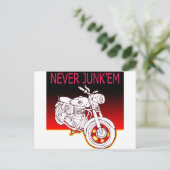 Nooit Junk'em Briefkaart (Staand voorkant)