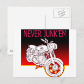 Nooit Junk'em Briefkaart (Voorkant / Achterkant)