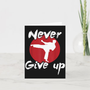 Nooit Karate Opgeven Kaart