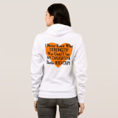 Nooit Kende Sterkte/Hart/Dochter...RSD/CRPS Hoodie (Achterkant volledig)
