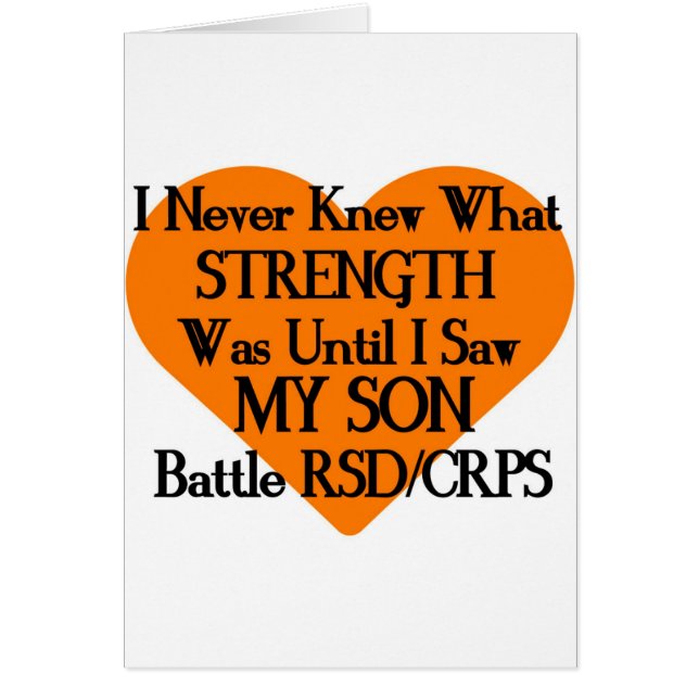Nooit Kende Sterkte/Hart/Zoon...RSD/CRPS (Voorkant)