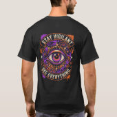 Nooit Knipperend Shirt Drie-Ogen Kat Streetwear Gr (Achterkant)