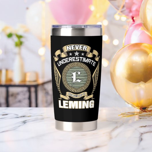 NOOIT_LEMING_VAN_ONDERDEEL GEÏSOLEERDE DRINKBEKER (Vrijgezellenfeest (Gedraaid) )