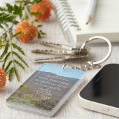 "Nooit leven zonder jou" sleutelhanger (Voorkant Rechts)