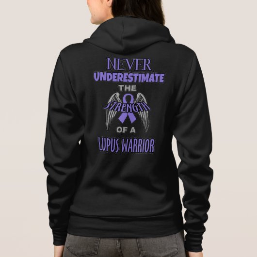 Nooit... Lupus Warrior Hoodie (Achterkant)